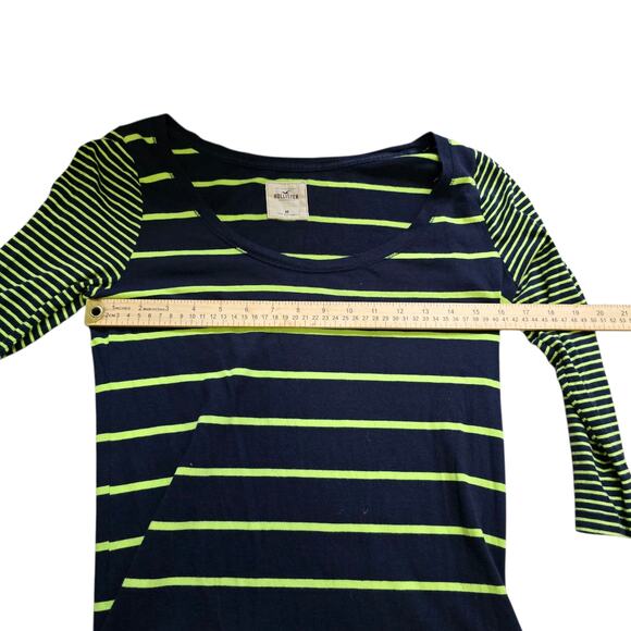 Y2K Hollister Striped Top M Bella Swan Twilight Aesthetic 2000s Grunge Emo - Picture 5 of 6